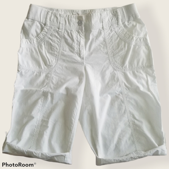 Chico's Pants - Chico's white cargo shorts